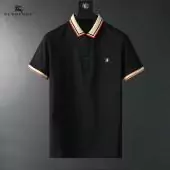 hommes burberry t-shirt polo new season bu3 black brt